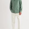 Garment-Dyed Ribbed Cotton Shirt - OU
