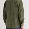 Garment-Dyed Cotton-Blend Corduroy Shirt - BK Garment-Dyed Cotton-Blend Corduroy Shirt - BK