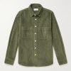Garment-Dyed Cotton-Blend Corduroy Shirt Garment-Dyed Cotton-Blend Corduroy Shirt