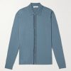 Contrast-Tipped Wool Cardigan Contrast-Tipped Wool Cardigan