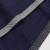 Fringed Striped Wool and Cashmere-Blend Scarf - CU