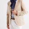 Fringed Striped Wool and Cashmere-Blend Scarf - OU