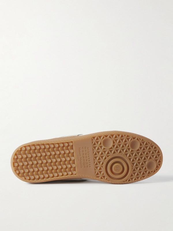Replica Leather and Suede Sneakers - E2