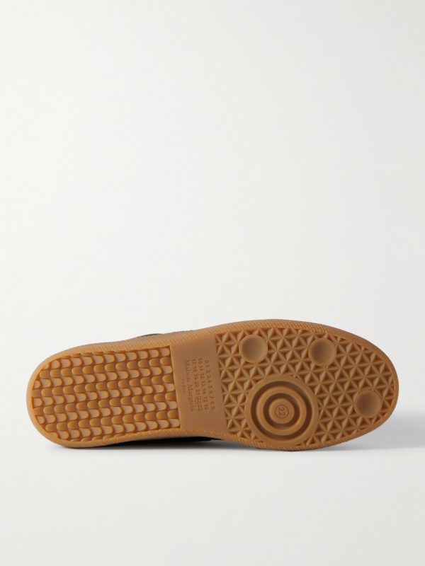 Replica Leather and Suede Sneakers - E2 Replica Leather and Suede Sneakers - E2