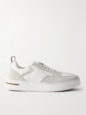 Newport Walk Suede and Shell Sneakers