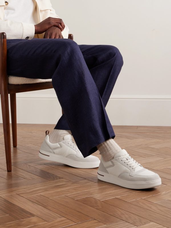 Newport Walk Suede and Shell Sneakers - OU Newport Walk Suede and Shell Sneakers - OU