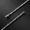 18-Karat White Gold Tennis Necklace - BK 18-Karat White Gold Tennis Necklace - BK