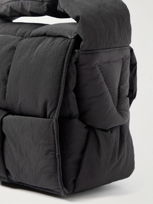 Tech Cassette Padded Intrecciato Shell Messenger Bag - CU