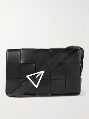 Intrecciato Leather Messenger Bag Intrecciato Leather Messenger Bag