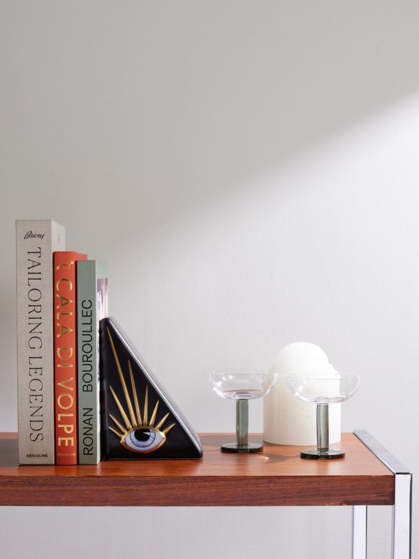 + Lito Porcelain Bookend - OU + Lito Porcelain Bookend - OU