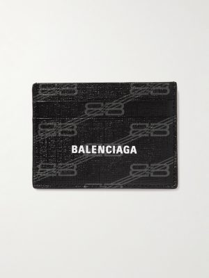 Logo-Print Coated-Canvas Cardholder Logo-Print Coated-Canvas Cardholder