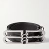 4cm Logo-Embellished Leather Belt 4cm Logo-Embellished Leather Belt