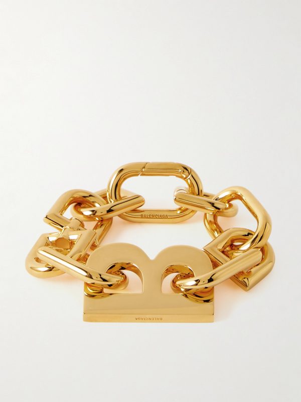 Gold-Tone Chain Bracelet