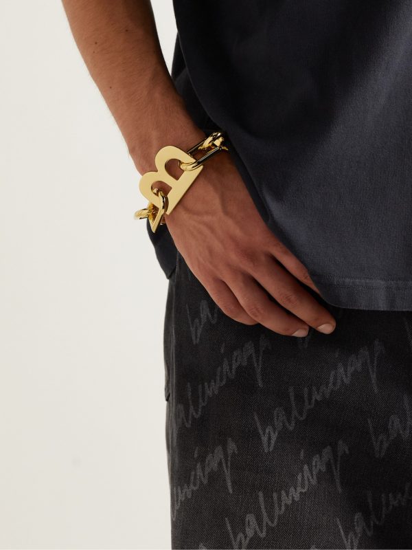 Gold-Tone Chain Bracelet - OU
