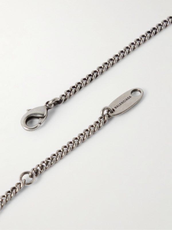 Silver-Tone Necklace - BK Silver-Tone Necklace - BK