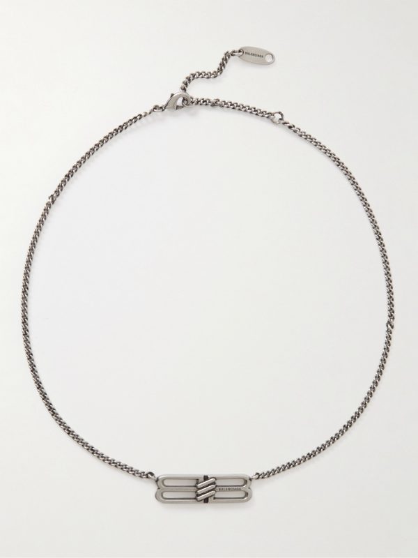 Silver-Tone Necklace - CU Silver-Tone Necklace - CU