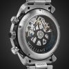 + Williams Racing Automatic Chronograph 43mm Stainless Steel Watch, Ref. No. WR-22 - BK + Williams Racing Automatic Chronograph 43mm Stainless Steel Watch, Ref. No. WR-22 - BK