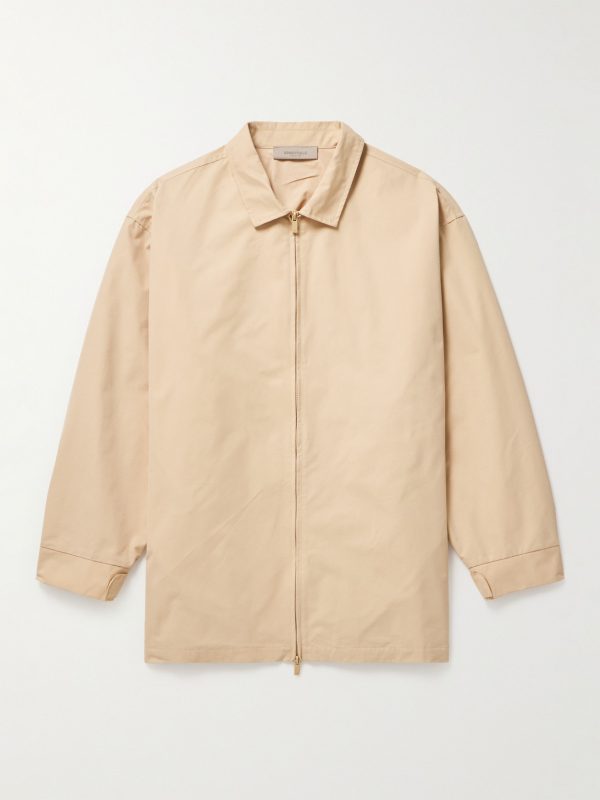Barn Logo-Appliquéd Cotton-Blend Twill Jacket Barn Logo-Appliquéd Cotton-Blend Twill Jacket