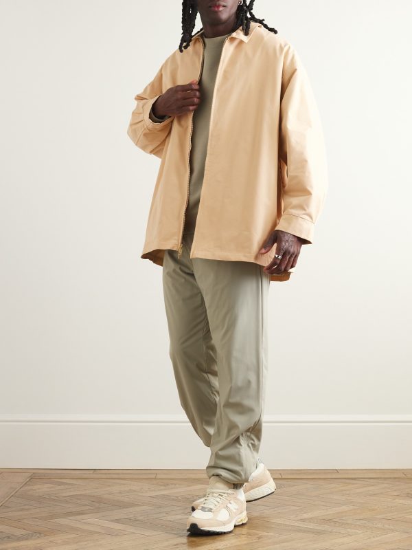 Barn Logo-Appliquéd Cotton-Blend Twill Jacket - OU Barn Logo-Appliquéd Cotton-Blend Twill Jacket - OU