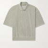 Logo-Appliquéd Terry Polo Shirt Logo-Appliquéd Terry Polo Shirt