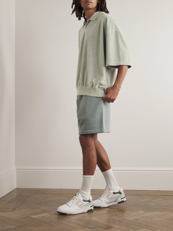 Logo-Appliquéd Terry Polo Shirt - OU Logo-Appliquéd Terry Polo Shirt - OU