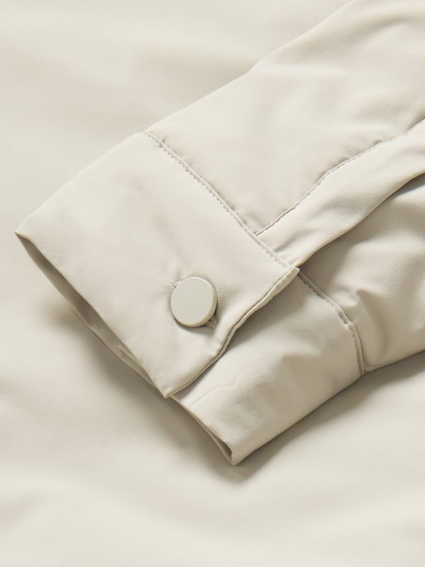 Logo-Appliquéd Padded Shell Shirt Jacket - E1 Logo-Appliquéd Padded Shell Shirt Jacket - E1