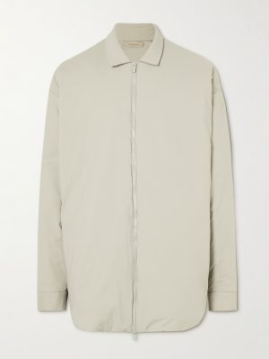 Logo-Appliquéd Padded Shell Shirt Jacket