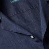 Angelo Camp-Collar Linen Shirt - CU
