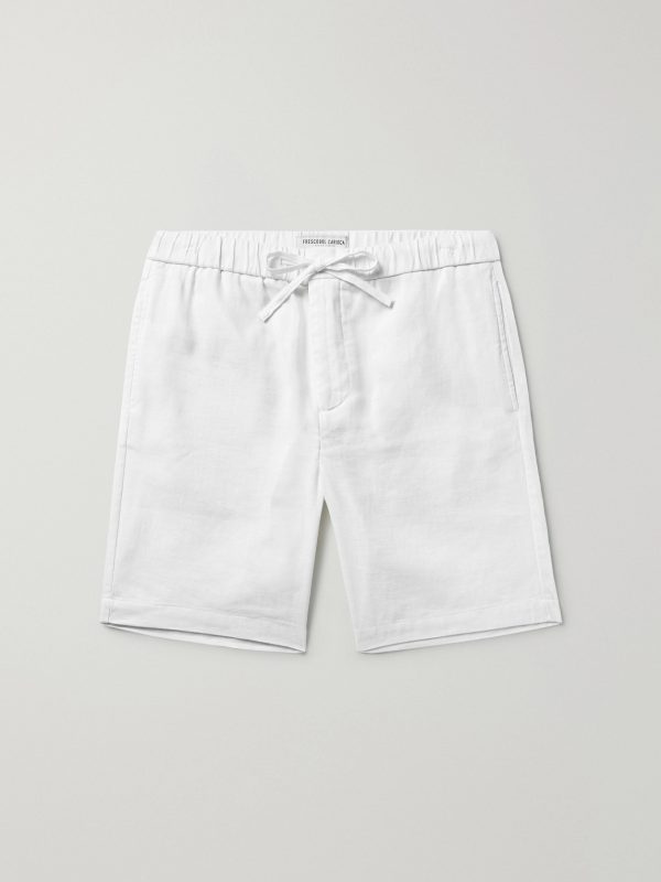 Felipe Straight-Leg Linen and Cotton-Blend Drawstring Shorts Felipe Straight-Leg Linen and Cotton-Blend Drawstring Shorts
