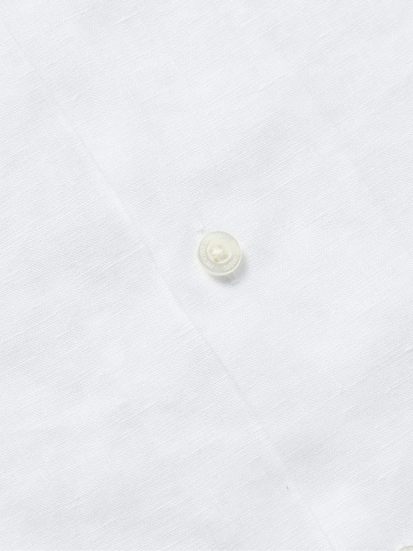 Angelo Camp-Collar Linen Shirt - E1 Angelo Camp-Collar Linen Shirt - E1