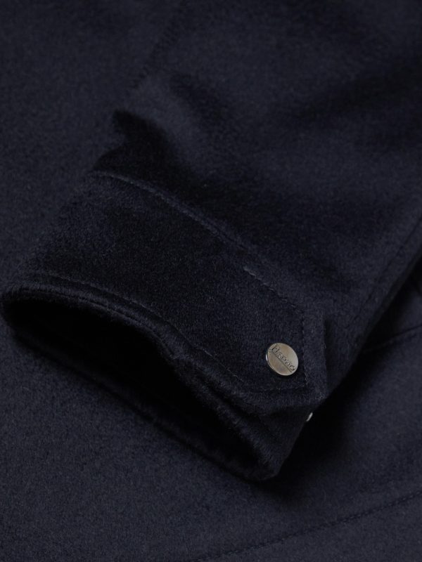 Wool and Cashmere-Blend Shirt Jacket - E1 Wool and Cashmere-Blend Shirt Jacket - E1