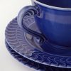 + Ginori Set of Two Porcelain Tea Cups and Saucers - CU + Ginori Set of Two Porcelain Tea Cups and Saucers - CU