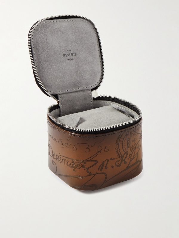 Scritto Leather Watch Case - E1