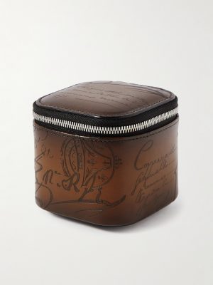 Scritto Leather Watch Case Scritto Leather Watch Case