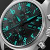 Pilot's Watch Mercedes-AMG Petronas Formula One™ Team Edition Automatic Chronograph 41mm Titanium and Leather Watch, Ref. No. IW388108 - CU Pilot's Watch Mercedes-AMG Petronas Formula One™ Team Edition Automatic Chronograph 41mm Titanium and Leather Watch, Ref. No. IW388108 - CU