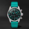 Pilot's Watch Mercedes-AMG Petronas Formula One™ Team Edition Automatic Chronograph 41mm Titanium and Leather Watch, Ref. No. IW388108 - OU Pilot's Watch Mercedes-AMG Petronas Formula One™ Team Edition Automatic Chronograph 41mm Titanium and Leather Watch, Ref. No. IW388108 - OU