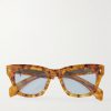 Dealan Vintage Square-Frame Tortoiseshell Acetate Sunglasses Dealan Vintage Square-Frame Tortoiseshell Acetate Sunglasses