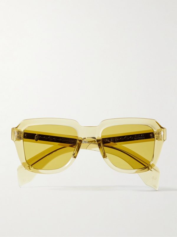 + Hopper Goods Taos Square-Frame Acetate Sunglasses + Hopper Goods Taos Square-Frame Acetate Sunglasses