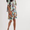 Camp-Collar Printed Cotton-Seersucker Shirt - OU