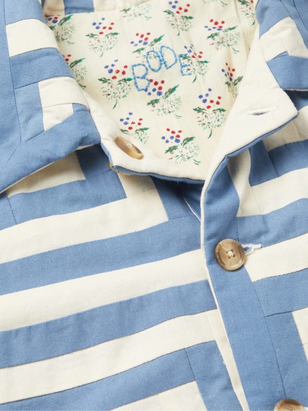 White House Steps Reversible Quilted Printed Cotton Jacket - CU White House Steps Reversible Quilted Printed Cotton Jacket - CU