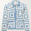 White House Steps Reversible Quilted Printed Cotton Jacket White House Steps Reversible Quilted Printed Cotton Jacket
