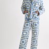 White House Steps Reversible Quilted Printed Cotton Jacket - OU White House Steps Reversible Quilted Printed Cotton Jacket - OU