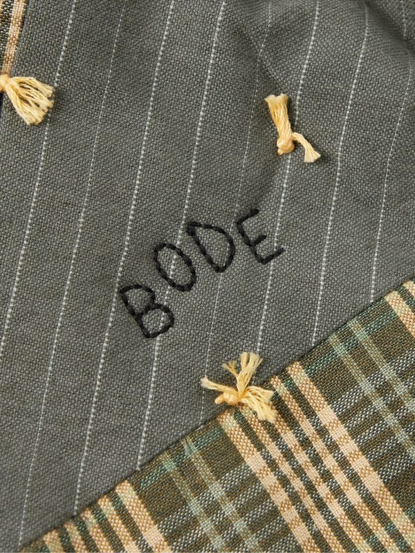 Patchwork Corduroy-Trimmed Cotton Jacket - E1 Patchwork Corduroy-Trimmed Cotton Jacket - E1