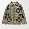Patchwork Corduroy-Trimmed Cotton Jacket Patchwork Corduroy-Trimmed Cotton Jacket
