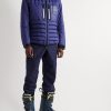 Monthey Logo-Print Quilted Ripstop Hooded Down Ski Jacket - OU Monthey Logo-Print Quilted Ripstop Hooded Down Ski Jacket - OU
