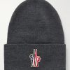 Logo-Appliquéd Virgin Wool Beanie Logo-Appliquéd Virgin Wool Beanie