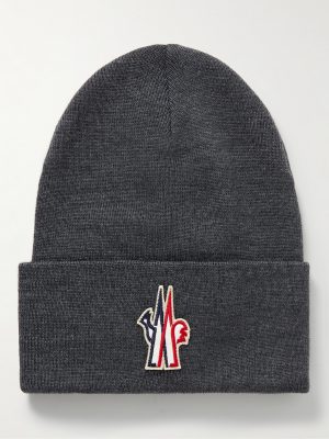 Logo-Appliquéd Virgin Wool Beanie