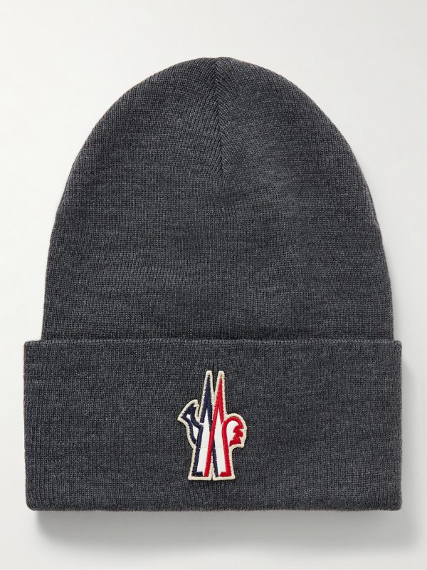 Logo-Appliquéd Virgin Wool Beanie Logo-Appliquéd Virgin Wool Beanie
