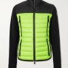 Quilted Panelled Jersey Down Ski Jacket Quilted Panelled Jersey Down Ski Jacket