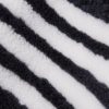 Oversized Striped Shearling Jacket - E1 Oversized Striped Shearling Jacket - E1